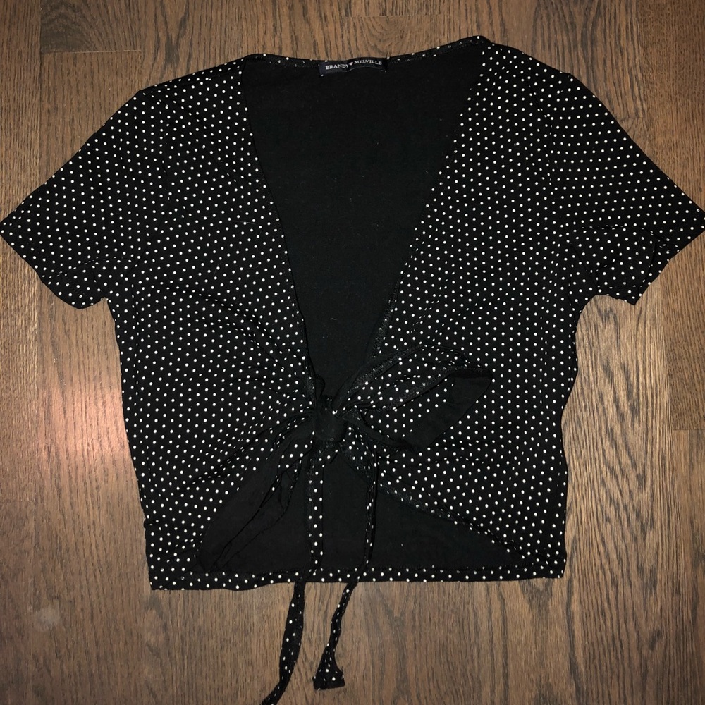 Brandy Melville Wrap top